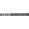 Grille Wiesbaden type 1 pour caniveau de douche de 3e génération 100 x 7 cm inox SW62738