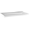 Wiesbaden Flag lavabo - 80x36x4cm - sans trou de robinet - blanc brillant SW62819