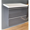 Wiesbaden Shall onderkast 60cmx36cm exclusief wastafel glans grijs SW95852 Wiesbaden Shall onderkast 60cmx36cm exclusief wastafel glans grijs SW95852