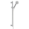 Wiesbaden Unimatch Cadans glijstangset compleet - met handdouche - 3 standen - diameter 8cm - chroom SW10538