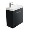 Exellence Emma Meuble lave mains avec vasque 50x25x50cm gris brillant SW95797 Exellence Emma Meuble lave mains avec vasque 50x25x50cm gris brillant SW95797