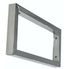 Xellanz Support de fixation carré 460 x 220 mm chromé SW95890