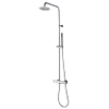 Wiesbaden Caral-Eco douche-opbouwset met thermostatische mengkraan chroom SW96048 Wiesbaden Caral-Eco douche-opbouwset met thermostatische mengkraan chroom SW96048