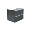 Wiesbaden Vision onderkast met 2 laden 60x46cm hoogglans grijs SW95815 Wiesbaden Vision onderkast met 2 laden 60x46cm hoogglans grijs SW95815