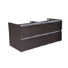 Wiesbaden Vision Meuble sous lavabo double à 4 tiroirs 120x47cm bois nervuré gris SW95814 Wiesbaden Vision Meuble sous lavabo double à 4 tiroirs 120x47cm bois nervuré gris SW95814