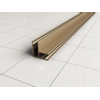 Wiesbaden Slim Hoekprofiel - 200x1cm - geborsteld messing (goud) SW295945