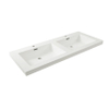 Wiesbaden Cubic dubbele kunstmarmer wastafel 120x46cm wit SW95822 Wiesbaden Cubic dubbele kunstmarmer wastafel 120x46cm wit SW95822