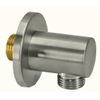 Wiesbaden coude mural rond 1/2" acier brossé SW62579 Wiesbaden coude mural rond 1/2" acier brossé SW62579
