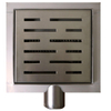 Wiesbaden doucheput met flens en zijuitlaat 15x15cm RVS SW20693 Wiesbaden doucheput met flens en zijuitlaat 15x15cm RVS SW20693