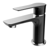 Xellanz Casma mitigeur de lavabo monocommande bas noir/chrome SW62555