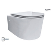 Xellanz Flow WC suspendu sans bride avec abattant Flatline blanc SW95716