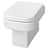 Wiesbaden Carre WC sur pied à fond creux avec abattant softclose blanc SW10633