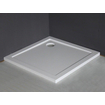 Xellanz Receveur de douche luxueux carré en préimprégné 90x90x4 blanc SW10439