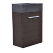 Xellanz Zenti meuble lave-mains 40 x 22 cm décor bois gris SW72926