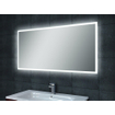Wiesbaden Quatro Miroir avec éclairage LED 100x60cm avec intérrupteur et protection contre l'eau en pluie aluminium SW62821
