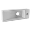 Wiesbaden Trim mini lavabo d'angle droit 38 x 14 x 8 cm céramique blanc brillant SW95729