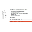 Wiesbaden Plumb Siphon pour urinoir évacuation verticale SW21126