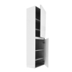 Wiesbaden Vision Meuble colonne 2 portes 160x35x35cm blanc SW95825