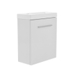 Xellanz Zenti meuble lavabo pour WC 40 x 22 cm blanc brillant SW72925