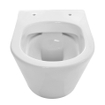 Wiesbaden Vesta spoelrandloos wandcloset compact 47cm met zitting wit SW98662