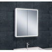 Wiesbaden Quatro Armoire miroir 60x70x13cm avec éclairage avec prise de contact aluminium SW72908