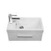 Xellanz Emma Meuble lave mains avec vasque 50x25x50cm blanc SW95796