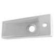 Wiesbaden Trim mini lavabo d'angle droit 38 x 14 x 8 cm céramique blanc brillant SW95729
