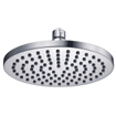 Wiesbaden UniMatch pomme de douche ronde 20 x 1,2 cm chrome SW10514