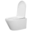 Wiesbaden Vesta WC suspendu rimless avec abattant Vesta softclose et quick release brillant blanc SW65812