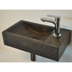 Wiesbaden Raw lavabo en pierre dure à droite 40x22x10 cm pierre dure satinée SW72931