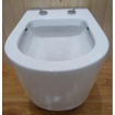 Xellanz Flow wandcloset rimless met nano coating met Flow toiletzitting softclose en quick release glans wit SW48096