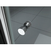 Wiesbaden Between Porte de niche 1000 x 2000 x 8 mm verre clair nano chrome SW20652