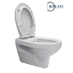 Xellanz Trevi cuvette murale rimless avec abattant WC Ultimo 3.0 softclose et quick release blanc brillant SW72904