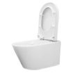 Wiesbaden Vesta WC suspendu rimless avec abattant Vesta softclose et quick release brillant blanc SW65812
