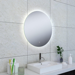 Wiesbaden Soul miroir rond avec LED, dimmable et chauffage miroir 60 cm SW296068