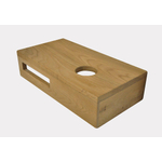Étagère Wiesbaden Chêne 40 x 21 x 10 cm droite SW296023