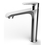 Xellanz Tarma wastafelkraan - opbouw - hoog - voorsprong 16cm - zonder waste - chroom SW62547