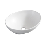 Wiesbaden Barco Waskom ovaal - 40x33x14.5cm - keramiek - mat wit SW296003