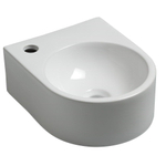 Wiesbaden Erato lavabo 34 x 27,5 x 12 cm céramique brillant blanc SW10635