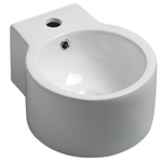 Wiesbaden Kronos lavabo 32 x 27,5 x 16 cm céramique brillant blanc SW10636