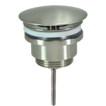 Wiesbaden UniMatch bonde d'évacuation ouverte 5/4'' acier brossé SW10734