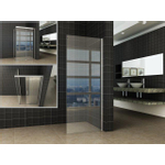 Wiesbaden Side paroi latérale pour porte de niche Puerta et Slide 1400 x 2000 x 8 mm verre clair nano/chrome SW295893