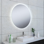 Wiesbaden Soul miroir rond avec LED, dimmable et chauffage miroir 80 cm SW296058