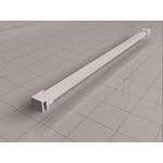 Wiesbaden Slim barre de stabilisation 120 cm mat blanc SW295930