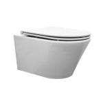 Wiesbaden Vesta hangtoilet – verdekte bevestiging – diepte 52 cm – met Flatline 2.0 softclose zitting – glans wit SW95714
