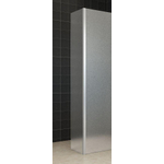 Wiesbaden Panneau latéral 35 x 200 cm avec profil d'angle pour douche à l'italienne chrome avec verre mat intégral NANO 10 mm SW95492