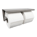 Wiesbaden Brush Porte-papier toilette double Inox SW295940