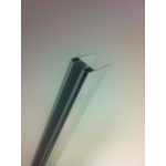 Wiesbaden chroom glasprofiel tbv muurprofiel glasdikte 1cm lengte 200 cm SW95443