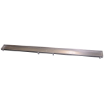 Grille de carrelage Wiesbaden pour caniveau de douche 90 x 7 cm inox SW10713