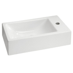 Xellanz Metis lave-mains 50 x 30 x 13 cm céramique blanc brillant sw6537